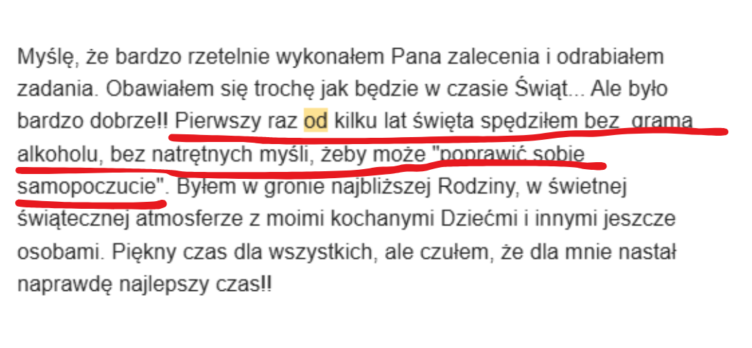 Opinia uczestnika kursu 12