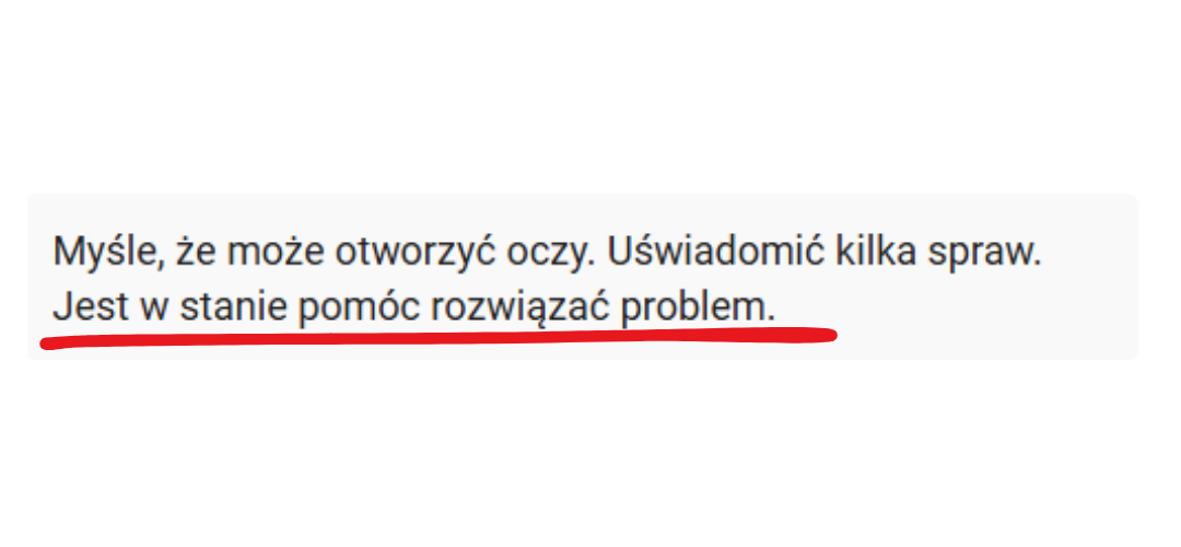 Opinia uczestnika kursu 3