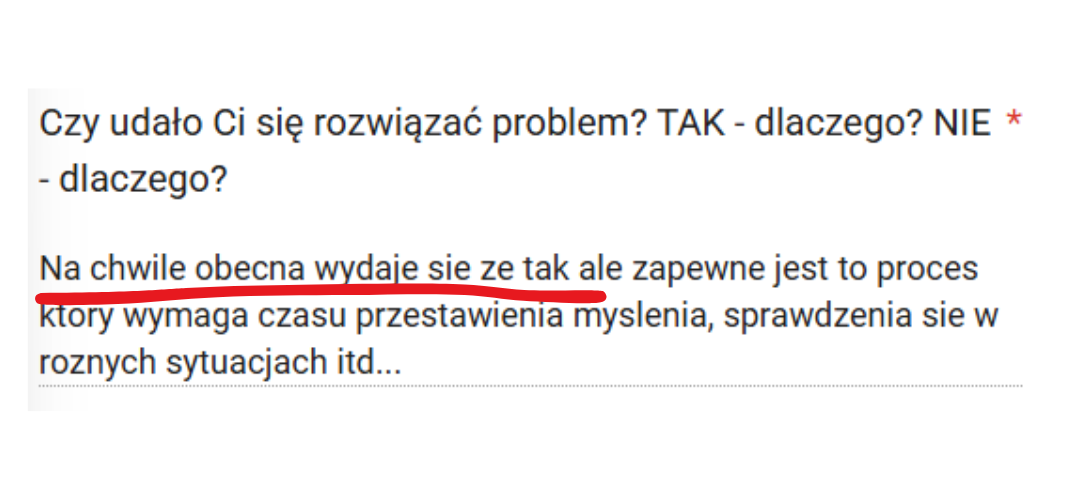Opinia uczestnika kursu 7